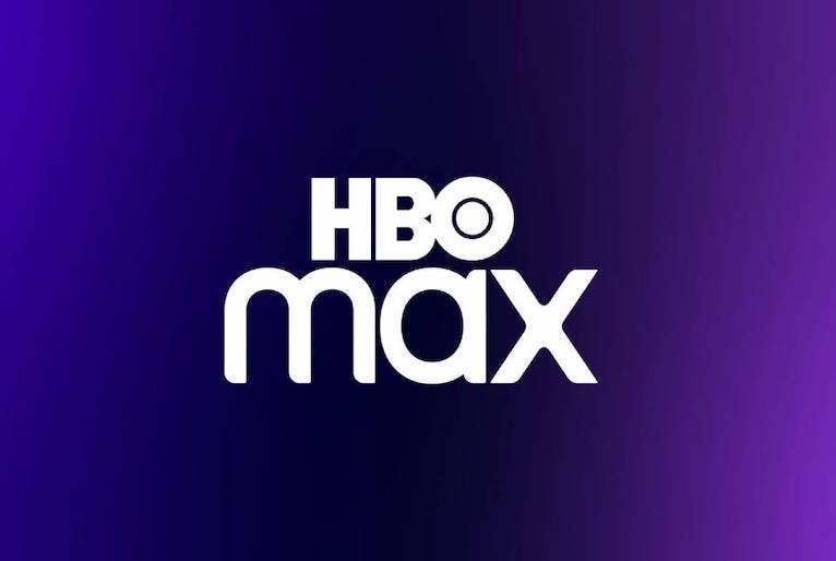 logo da hbo max, aonde o fundo é azul e o nome em branco